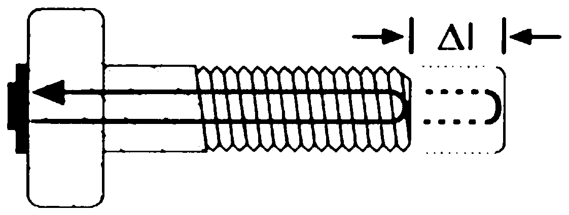 Method for controlling pre-tightening force of bolt based on axial force and elongation