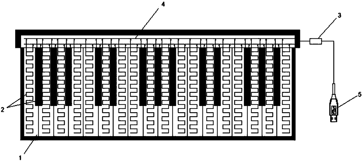 Heat-generating type piano keyboard external attachment film