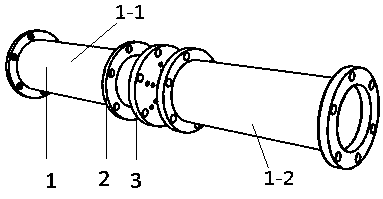 Cavitation organic pollution degradation device provided with dismountable pore plate