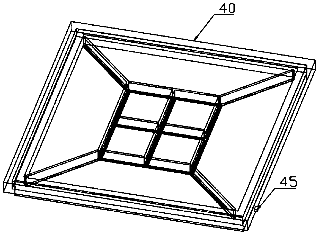 Animal medicinal material specimen display frame