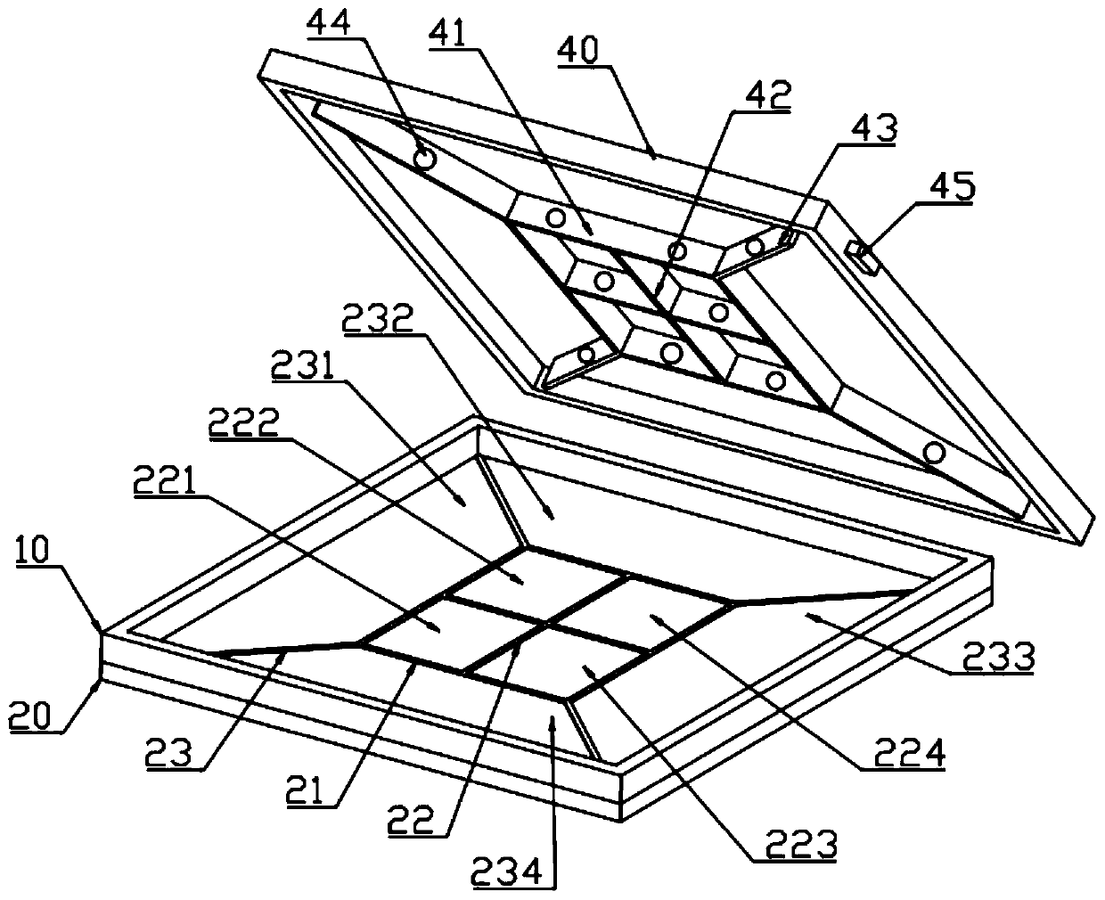 Animal medicinal material specimen display frame