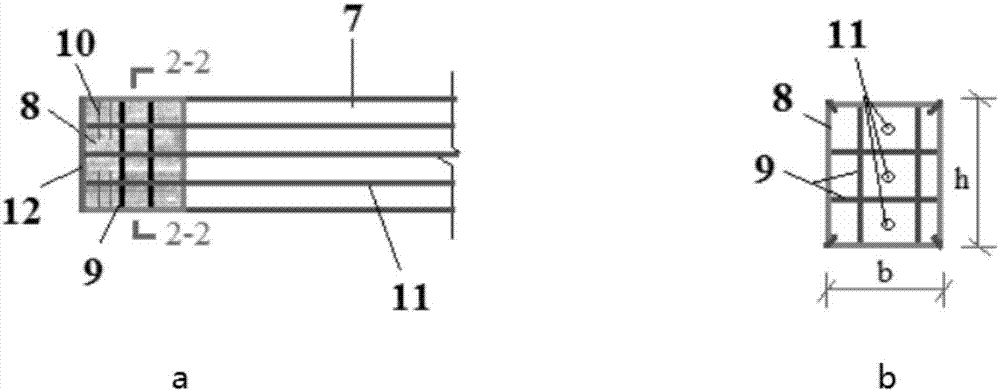 Pre-stress fabricated high-performance circular steel tube concrete pillar-concrete beam node and construction method thereof