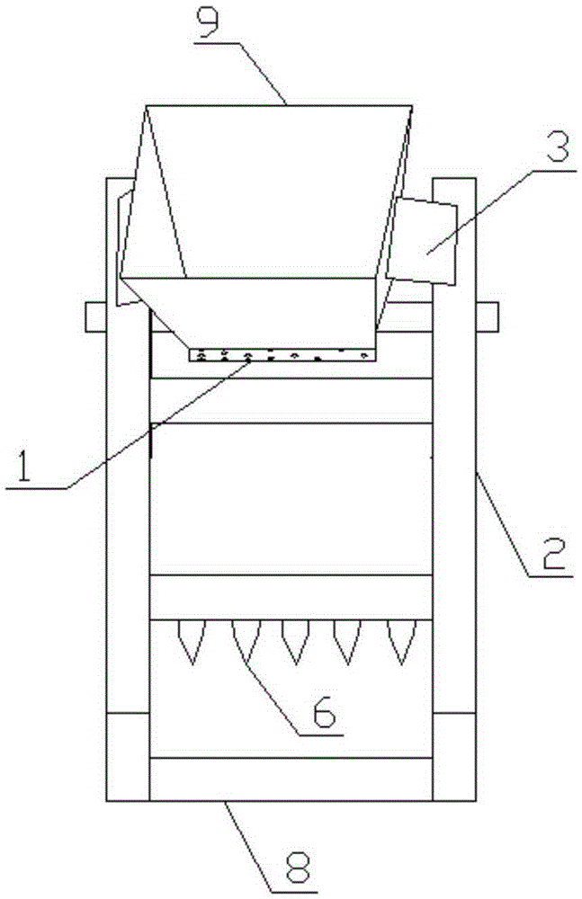 Garlic planting device