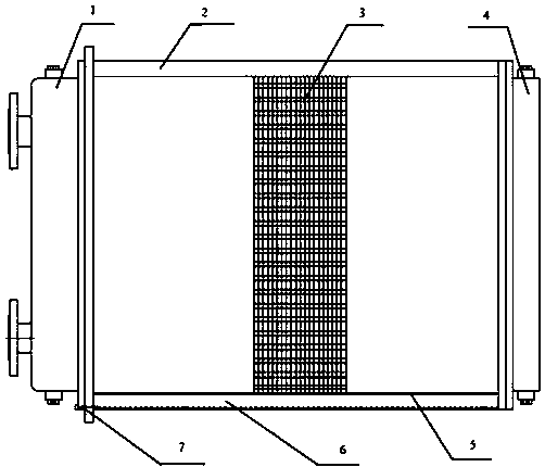 Air-water heat exchanger for cooling equipment