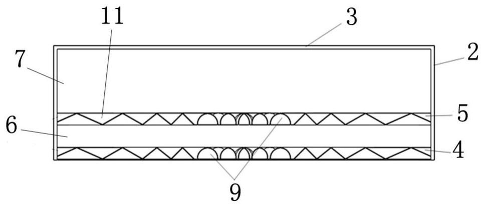 A corrugated steel explosion-proof wall structure