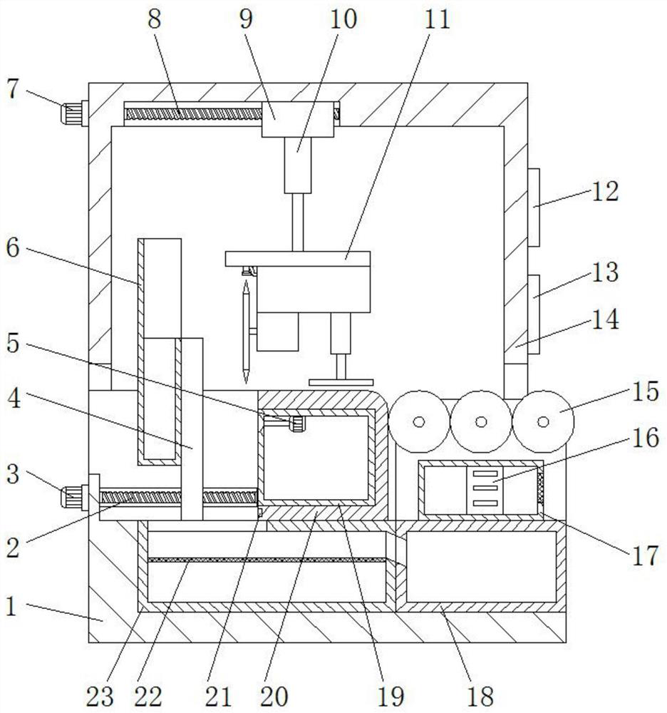 A slicer with self-cleaning function based on computer technology