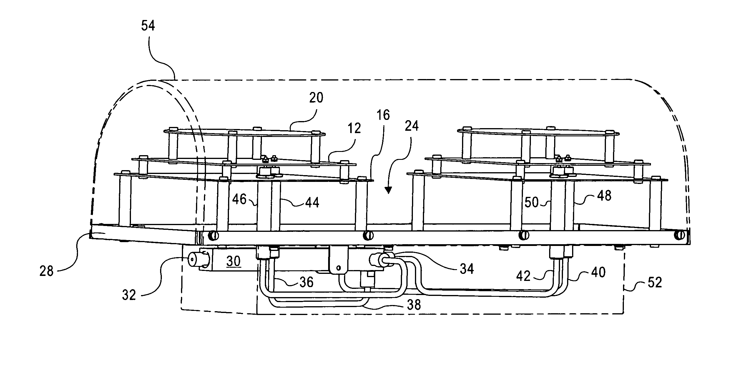 High-power-capable circularly polarized patch antenna apparatus and method