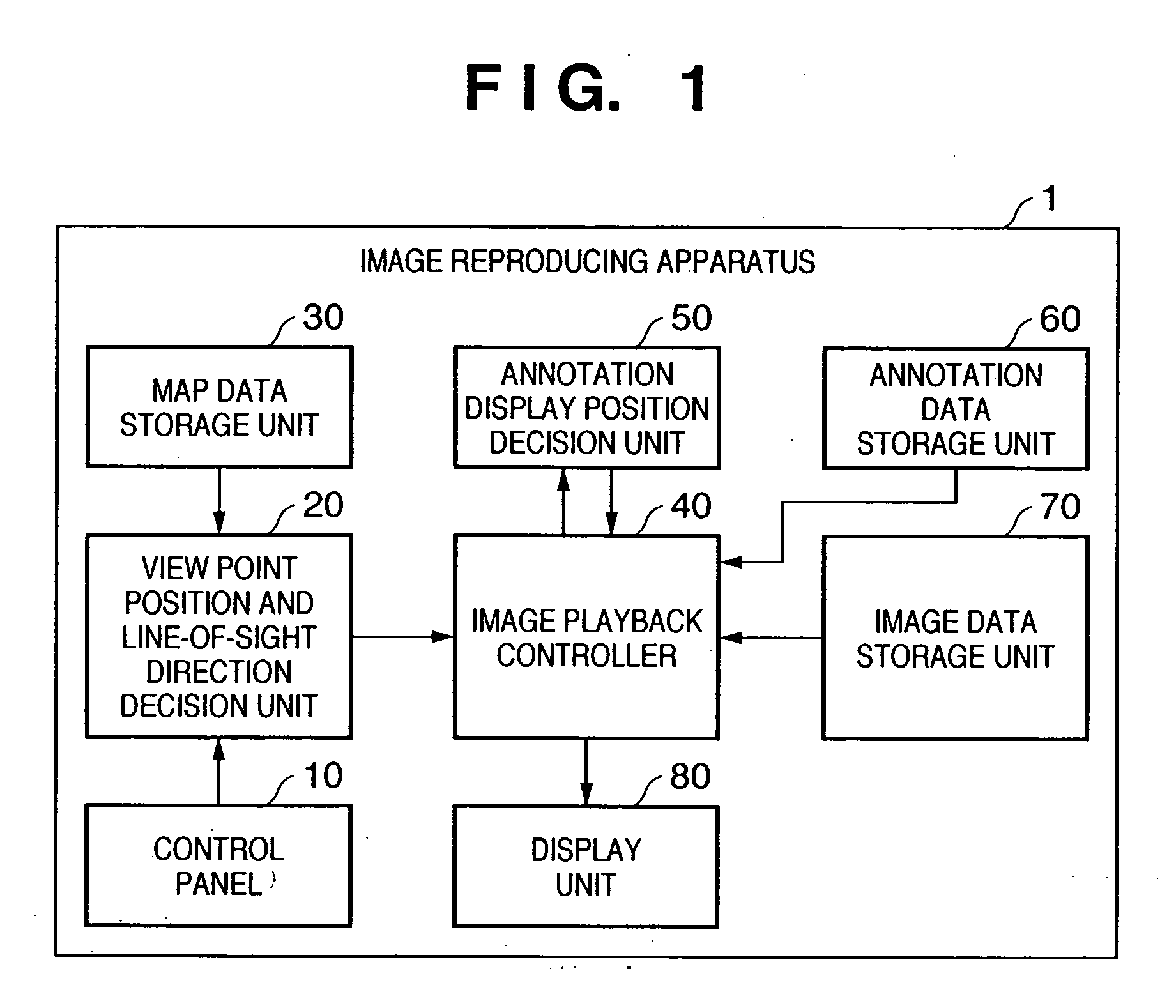 Image reproducing method and apparatus for displaying annotations on a real image in virtual space