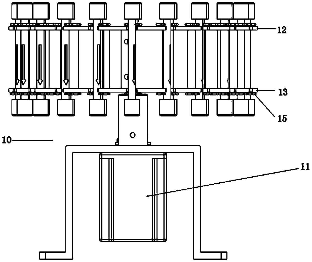 Automatic sampling device and automatic sampling method for gas adsorption pipe