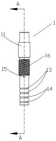 Valve rod assembly on electronic expansion valve