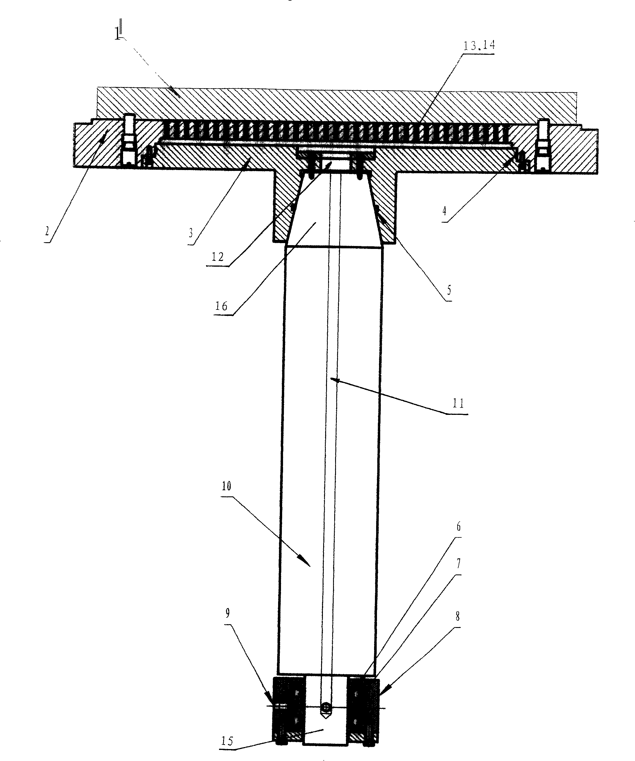 Ring-shaped lead rail of vertical type lathe