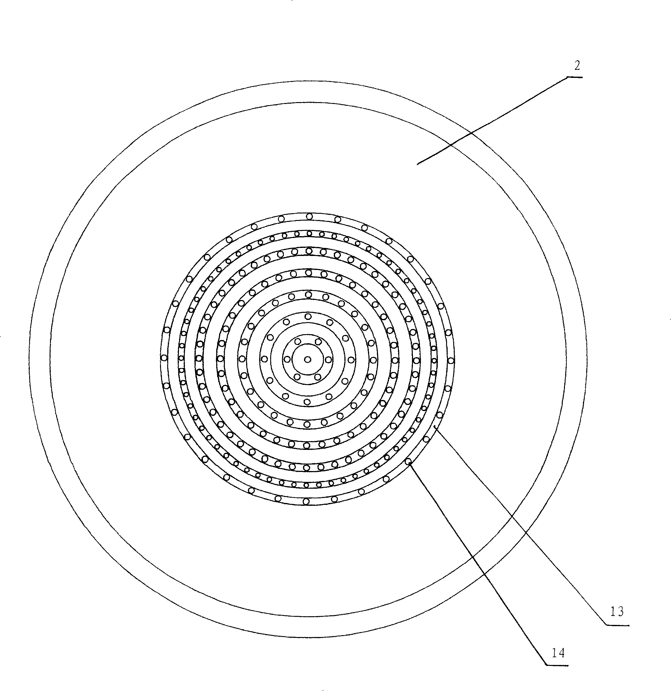 Ring-shaped lead rail of vertical type lathe