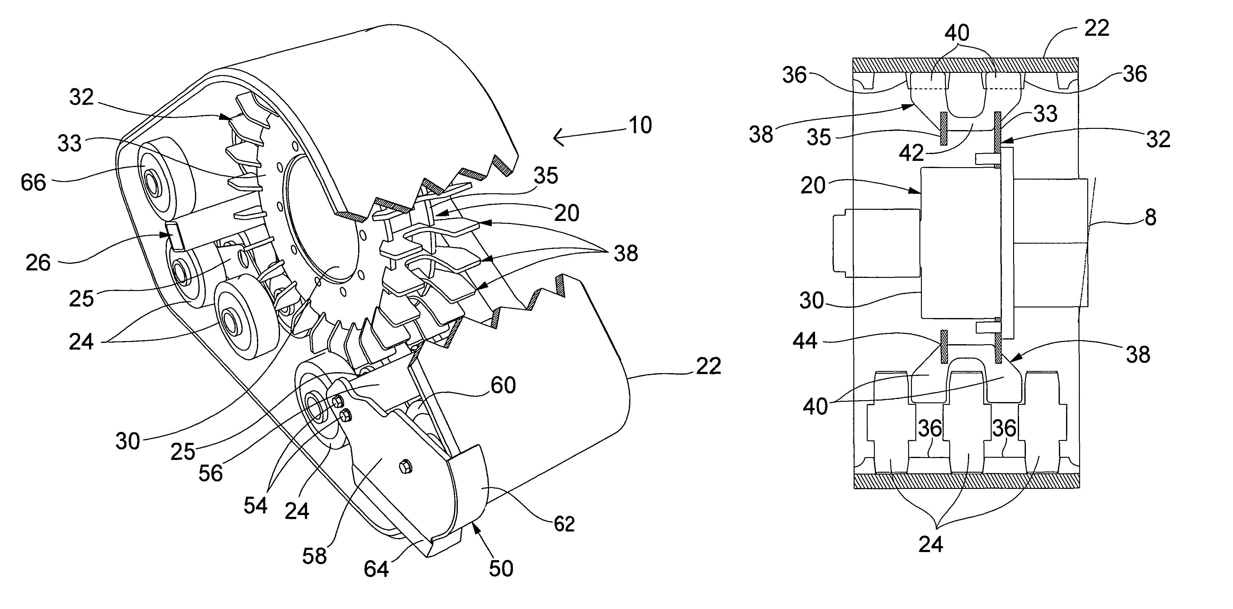 Track drive assembly