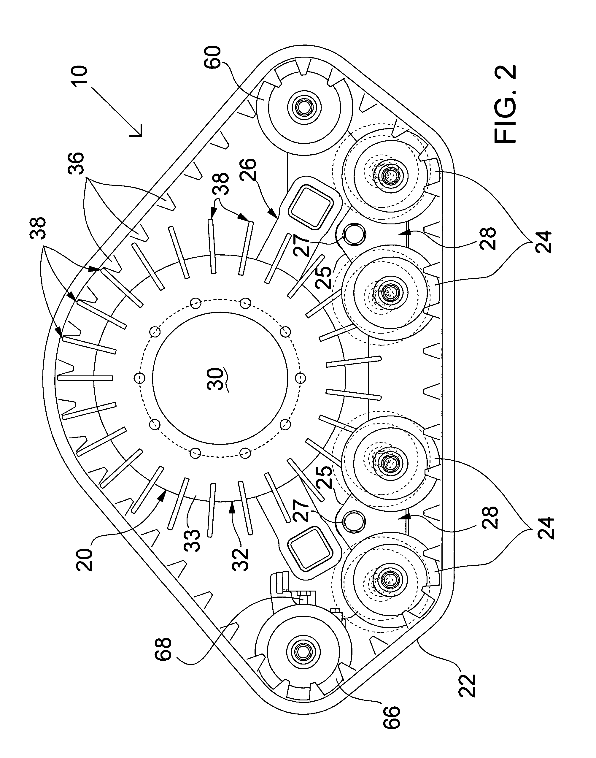 Track drive assembly