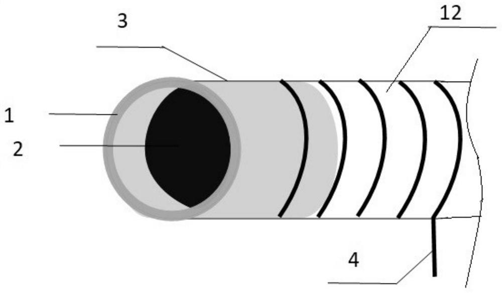 A kind of in-tube growth doped state or filled mesoporous polyaniline gas sensor and its preparation method