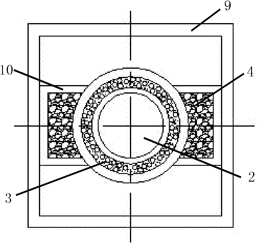 Deposition process for improving compound quantity of nanoparticles in electric deposition