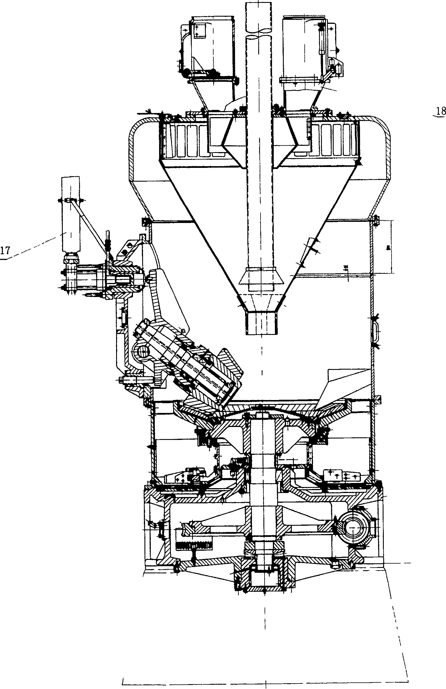 Bowl-type medium speed coal mill