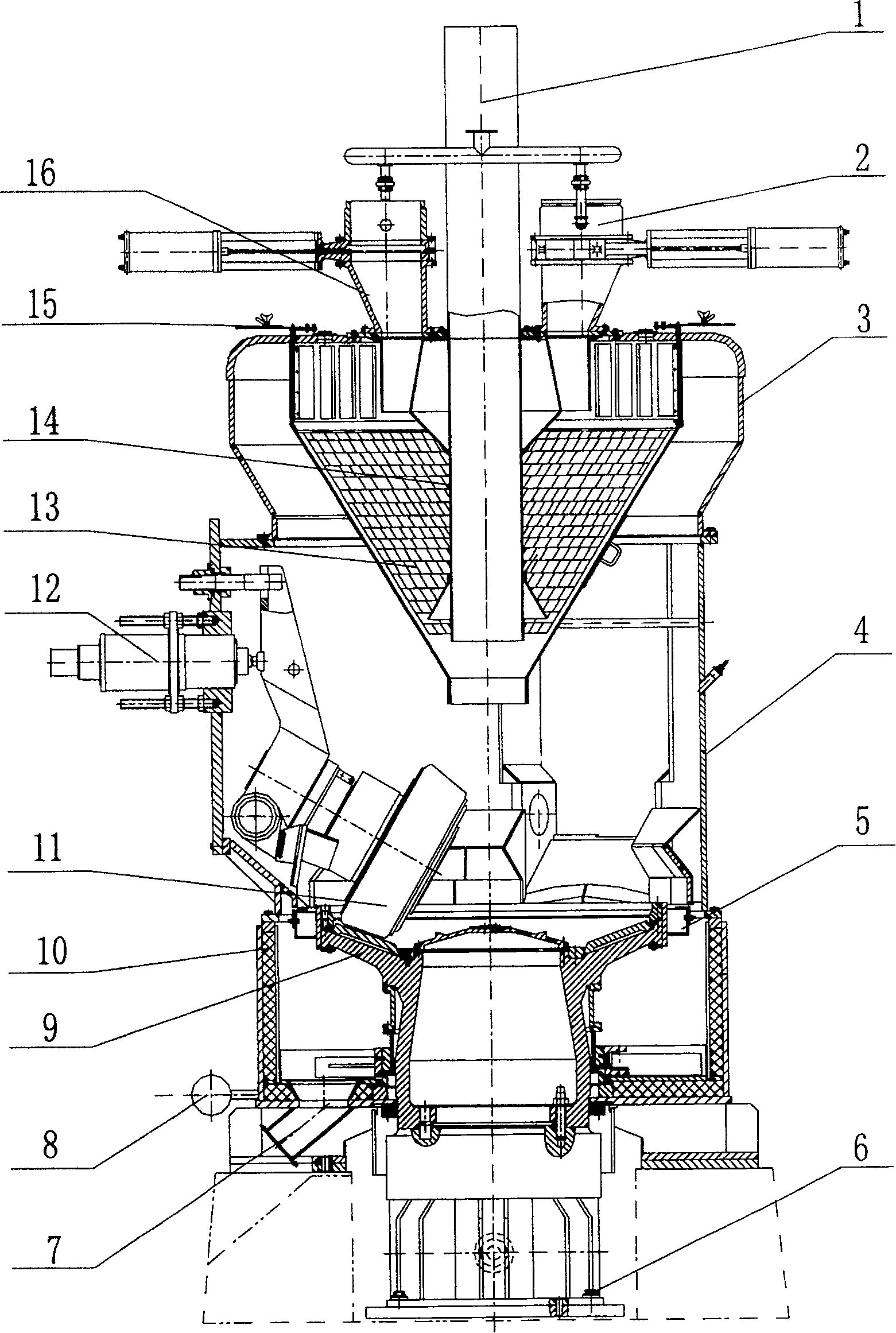 Bowl-type medium speed coal mill