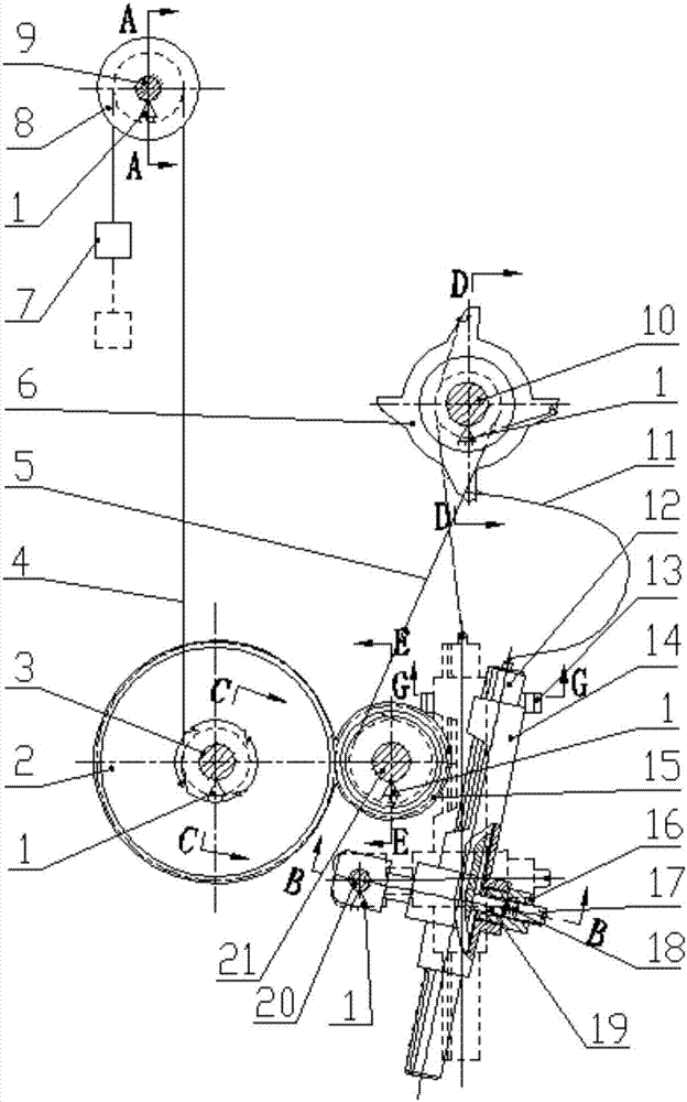 Automatic damping deceleration carbon-free trolley based on rack method