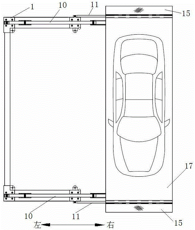 Double-layer solid parking equipment