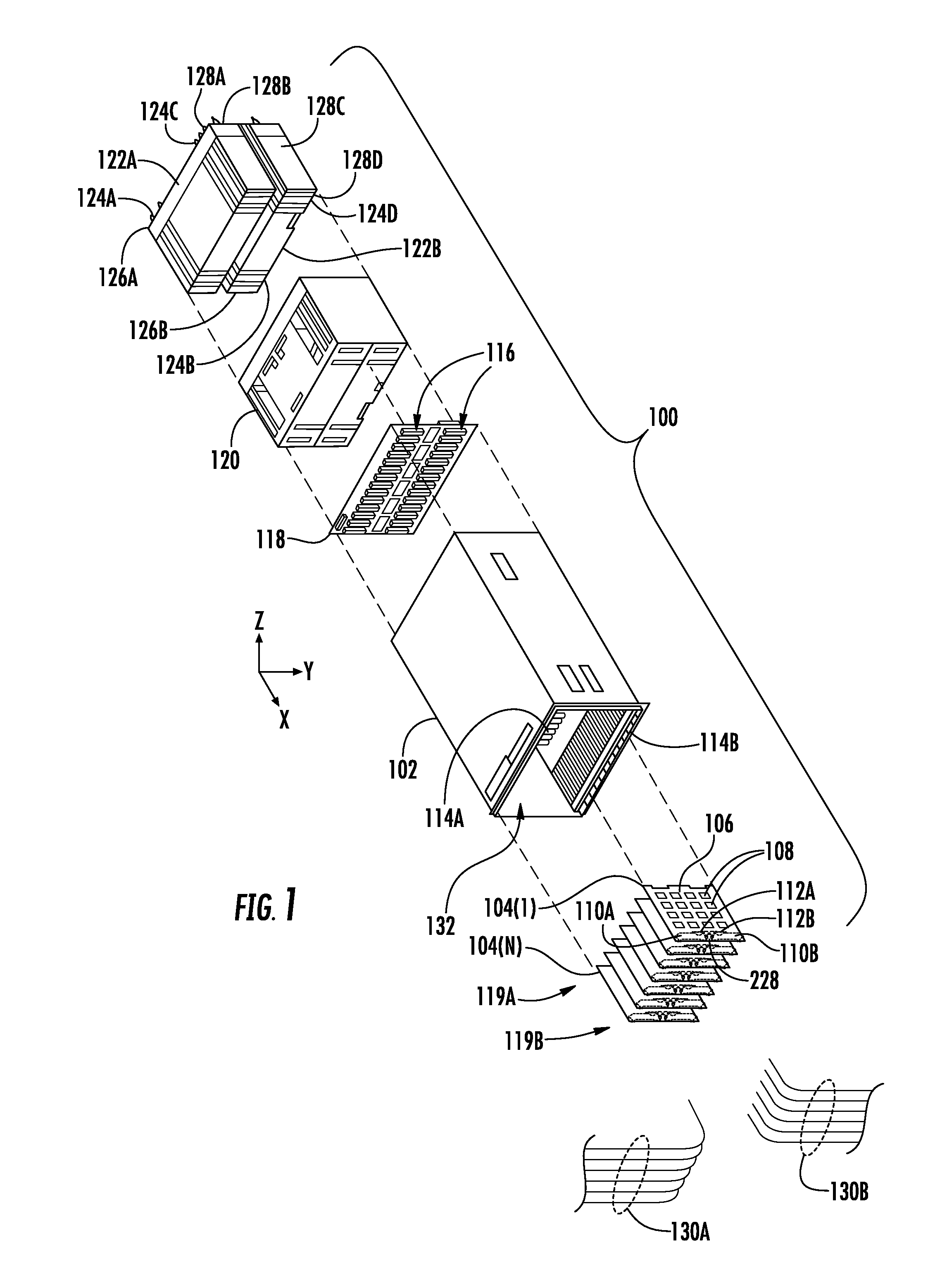 Modular enclosure elements employing cams forming detent features with latches