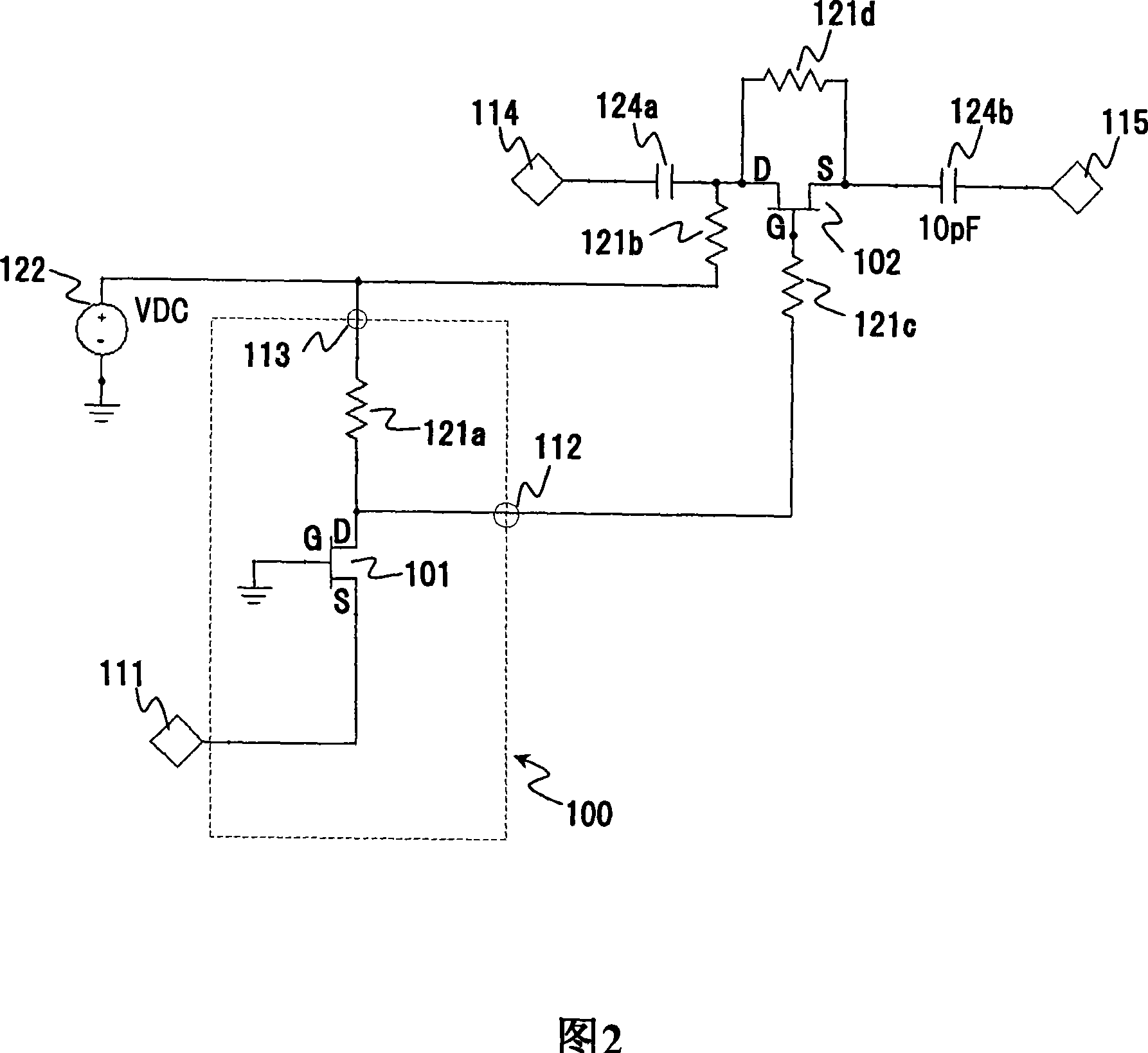 High frequency switch circuit