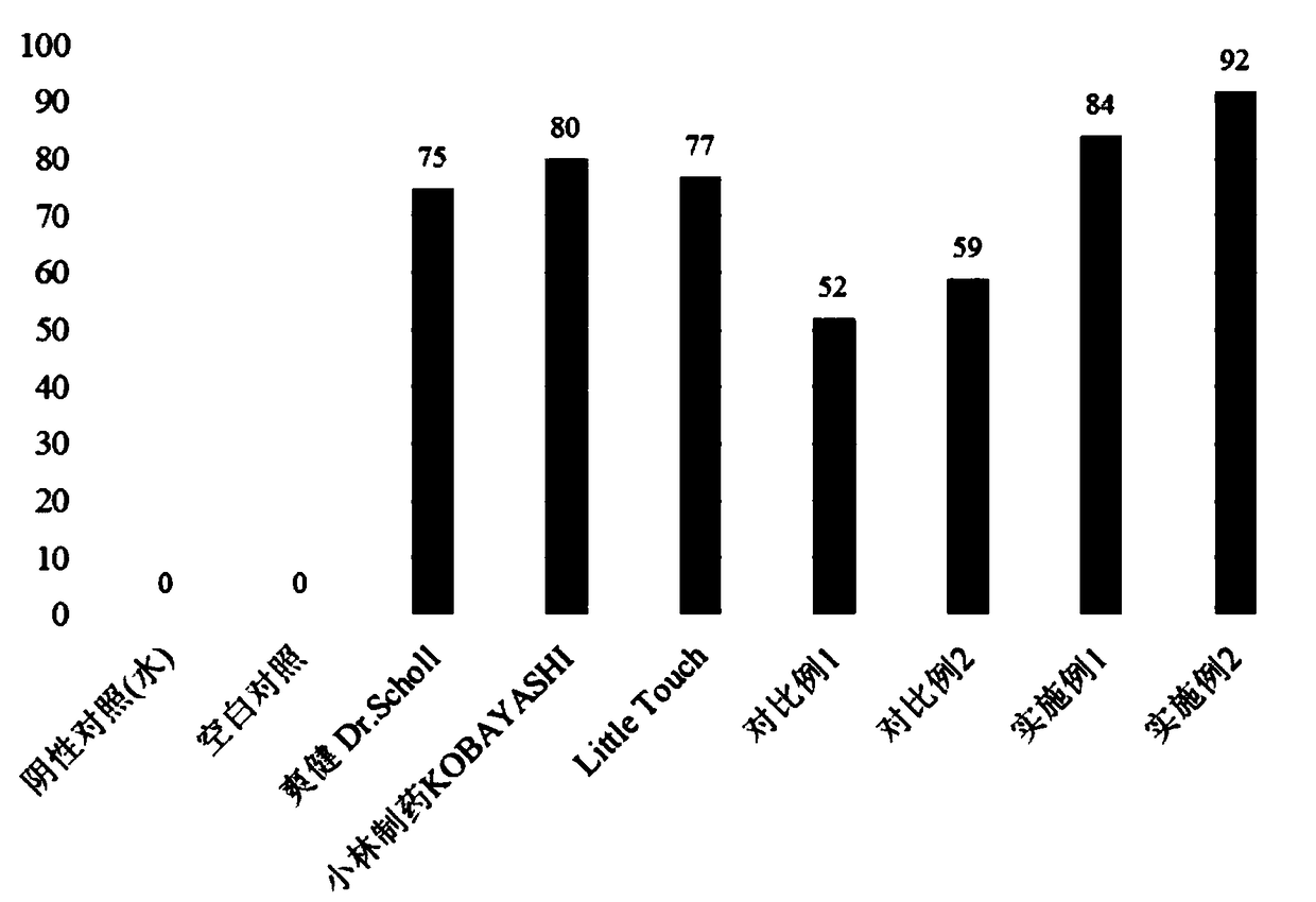 Shoe and sock deodorizing composition with sugarcane extract for and preparation method of shoe and sock deodorizing composition