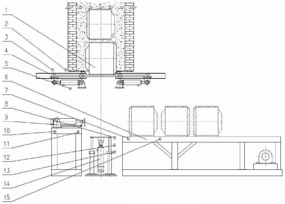 A kind of roaster automatically discharges carbon block control system and method