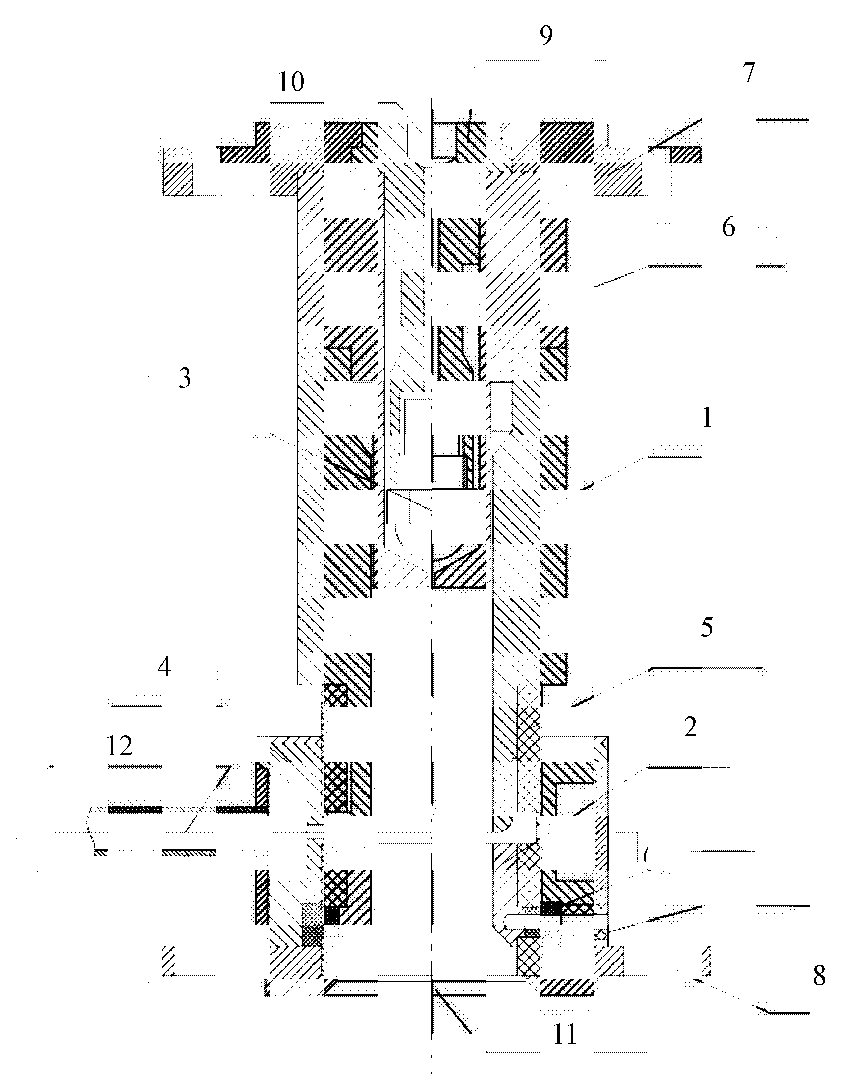 Plasma venting reforming gasoline hydrogen production device and system