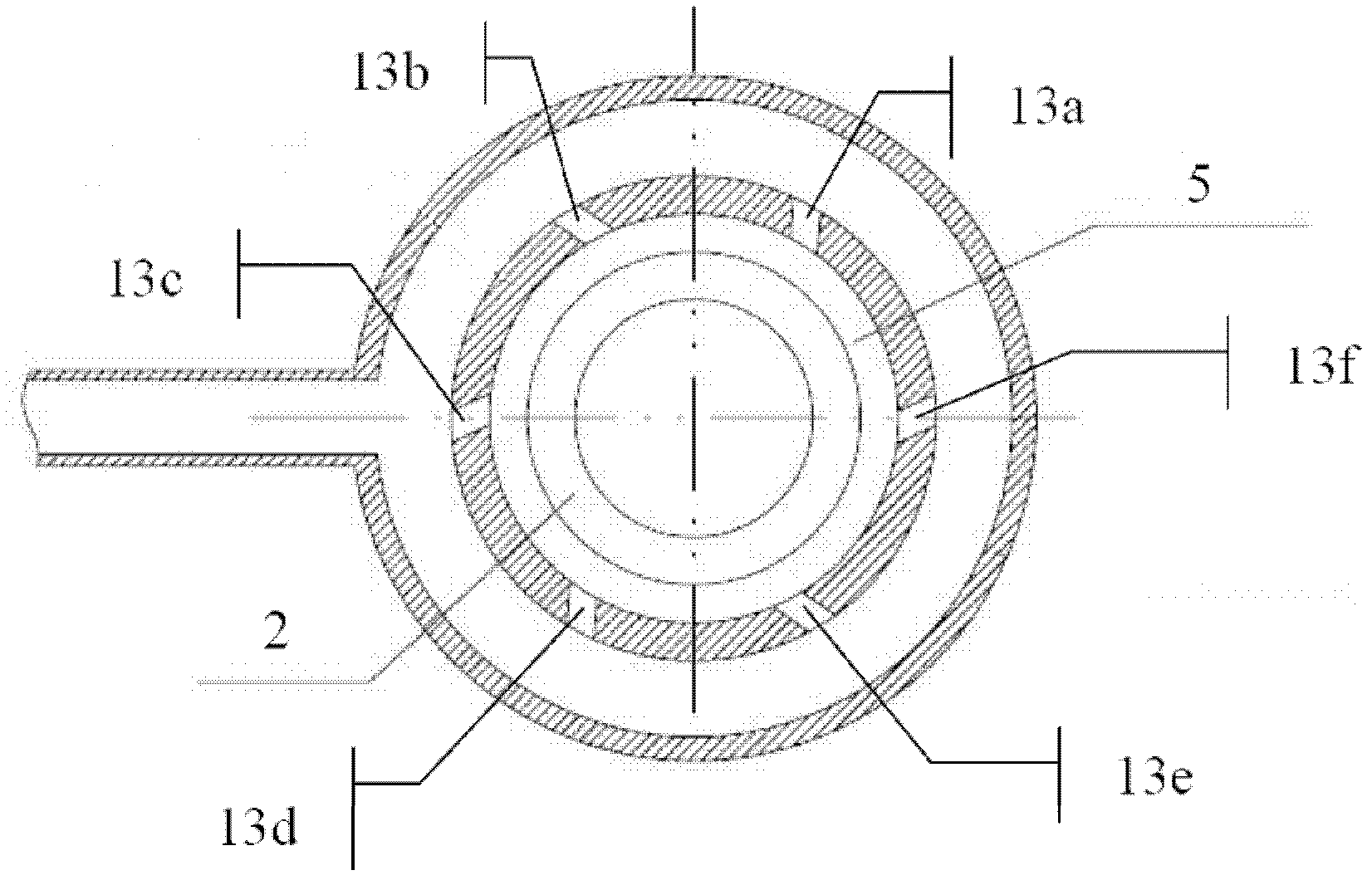 Plasma venting reforming gasoline hydrogen production device and system