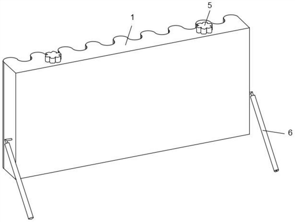 Deep foundation pit anti-collapse structure