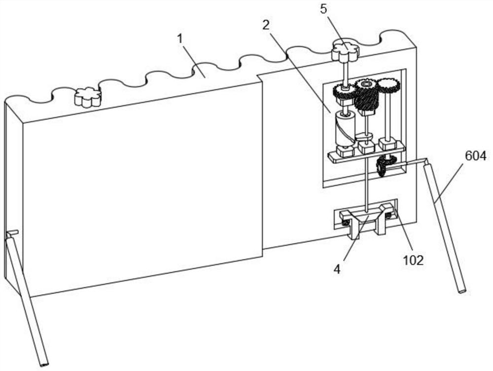 Deep foundation pit anti-collapse structure