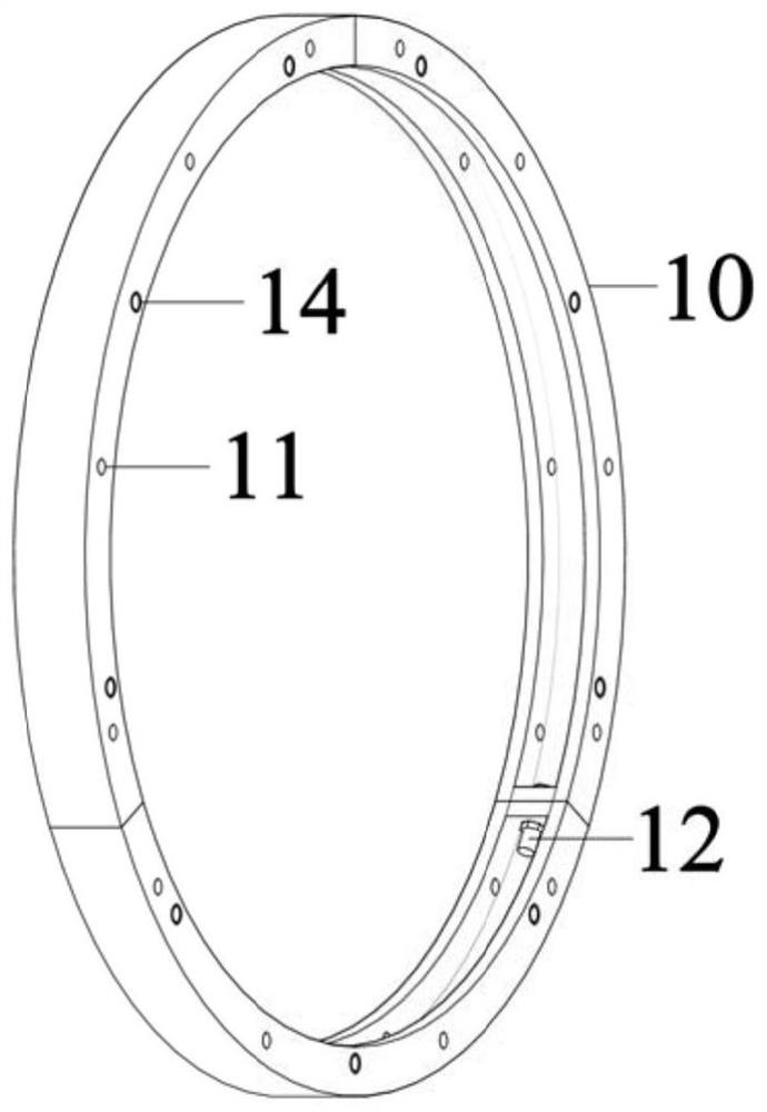 Subway shield tunnel damping segment ring suitable for differential settlement and high-intensity earthquake areas