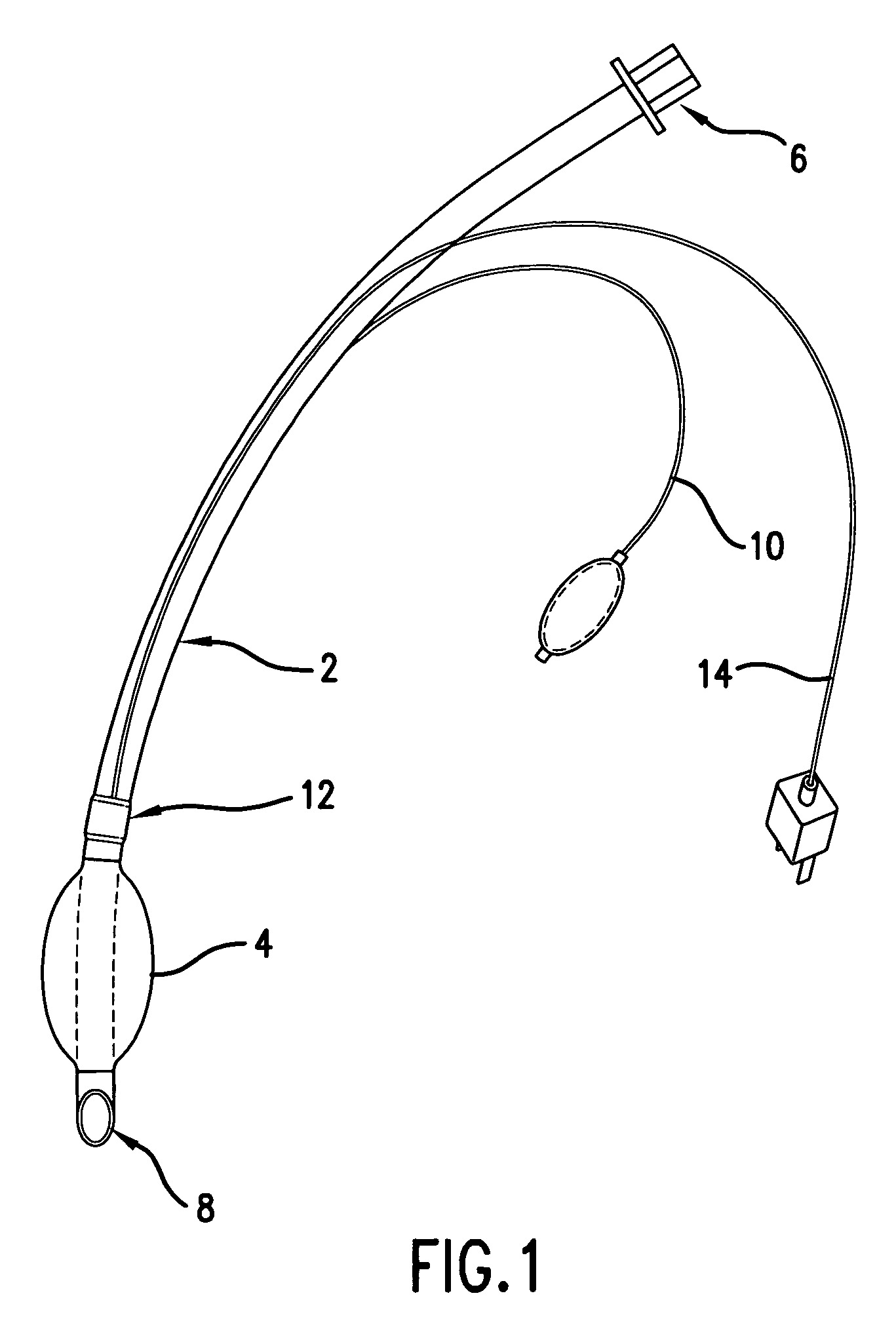 Trachea tube with germicidal light source