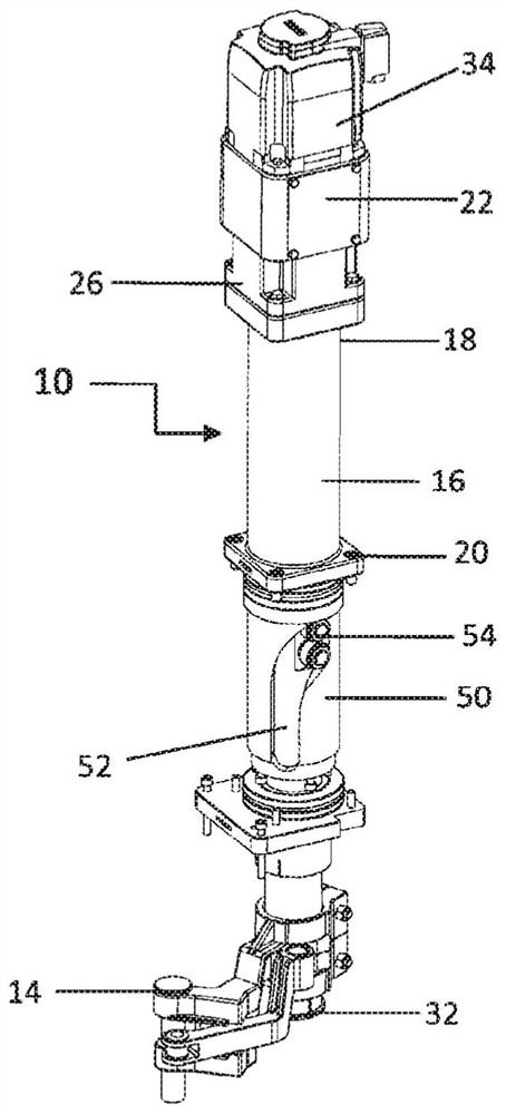 Rotary linear mechanism for glassware forming machine