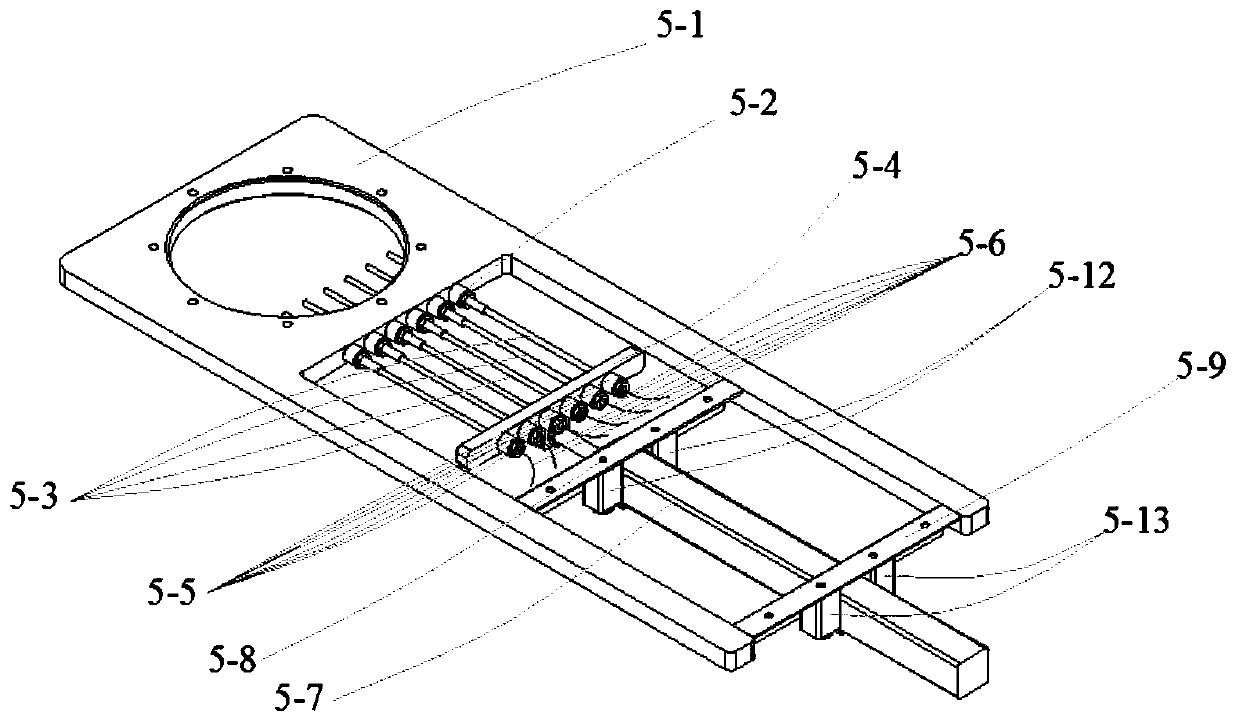 Multi-probe sampling device and testing system and method for mixing uniformity of ammonia gas