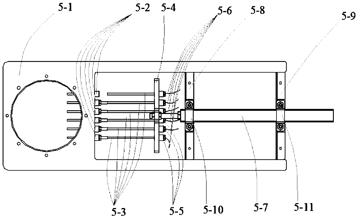 Multi-probe sampling device and testing system and method for mixing uniformity of ammonia gas