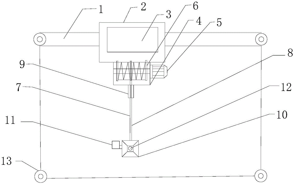 Intelligent safety rope device for building protection