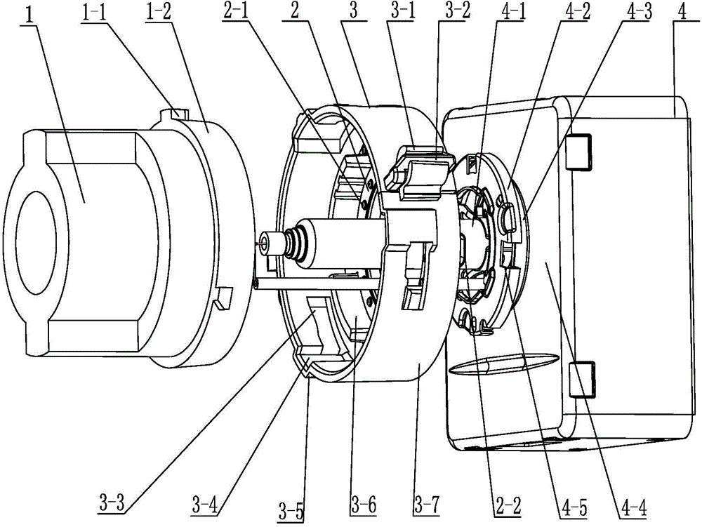 Fixing structure for automotive headlamp xenon bulb