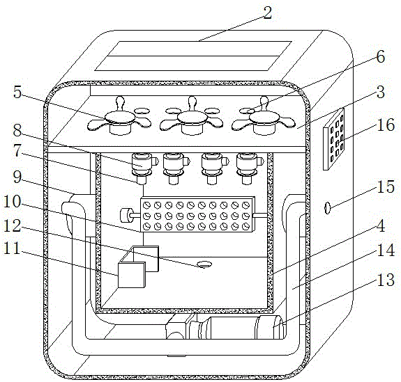 Air-reaction-based air purifying device for new house