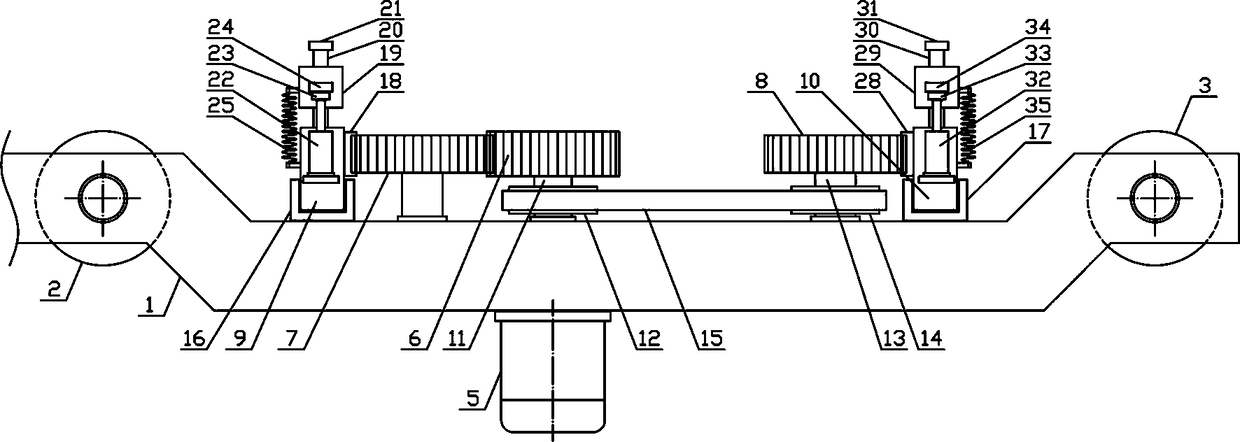 Grey cloth drafting cutting mechanism