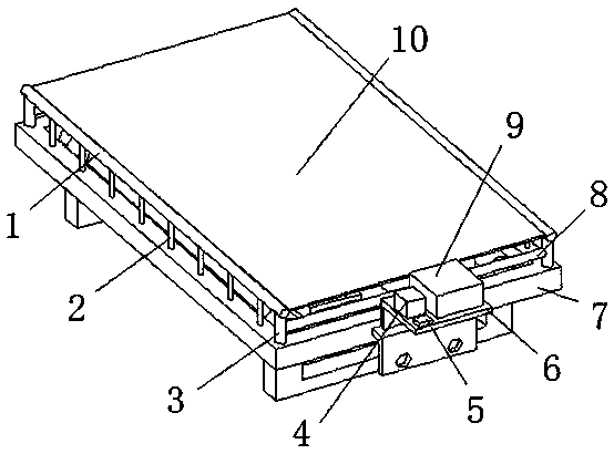 Water tank-cooling and bird-preventing device for flowing pond water aquaculture