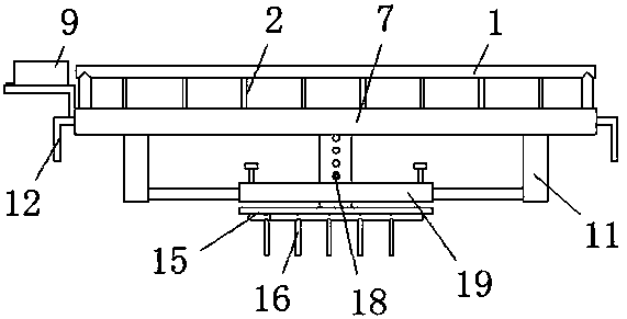 Water tank-cooling and bird-preventing device for flowing pond water aquaculture