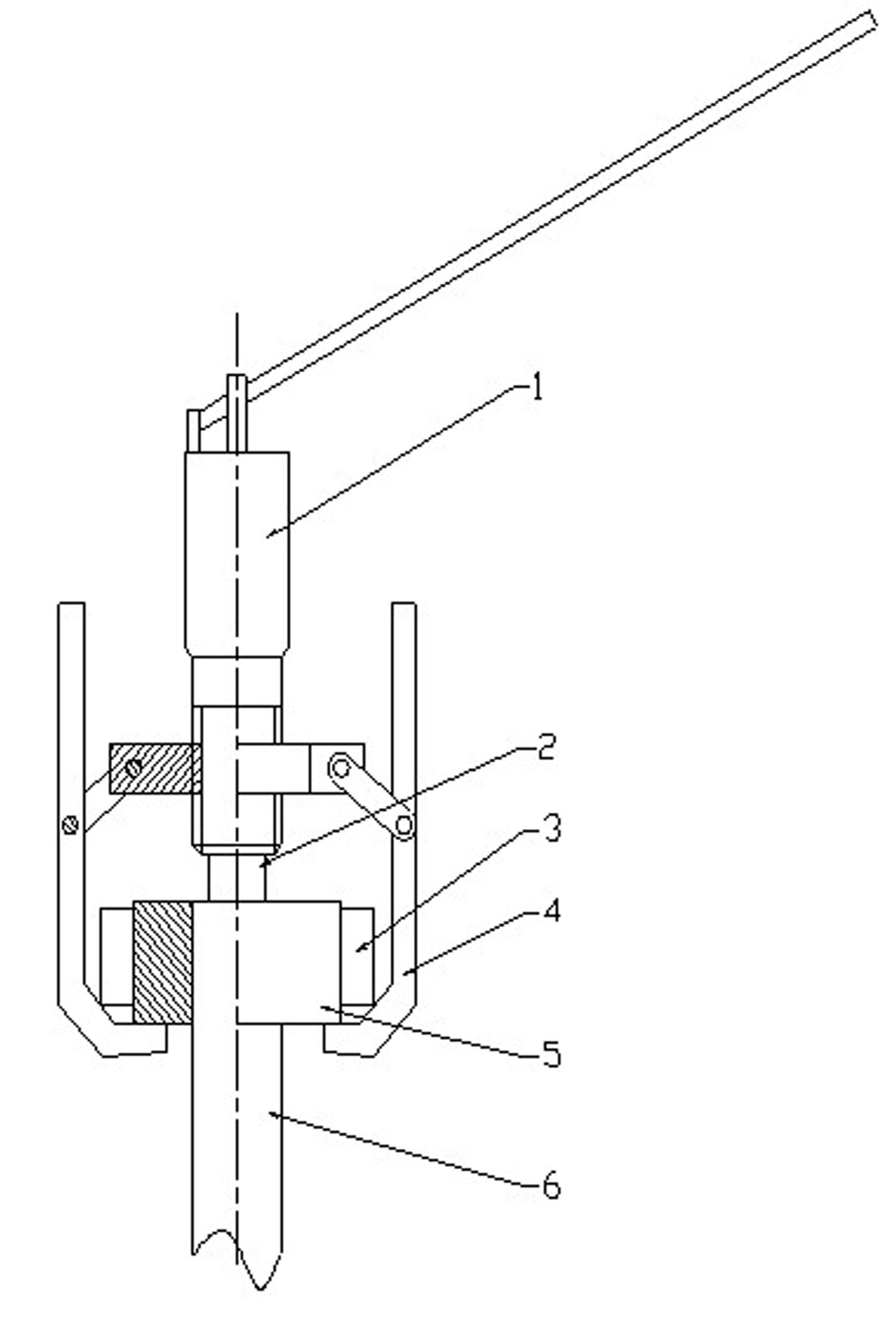 High frequency induction heating screw extractor