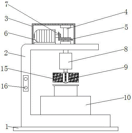 Middle school chemistry teaching instrument cleaning device