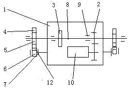 Wave motor of pinion-and-rack-type oversea floating platform