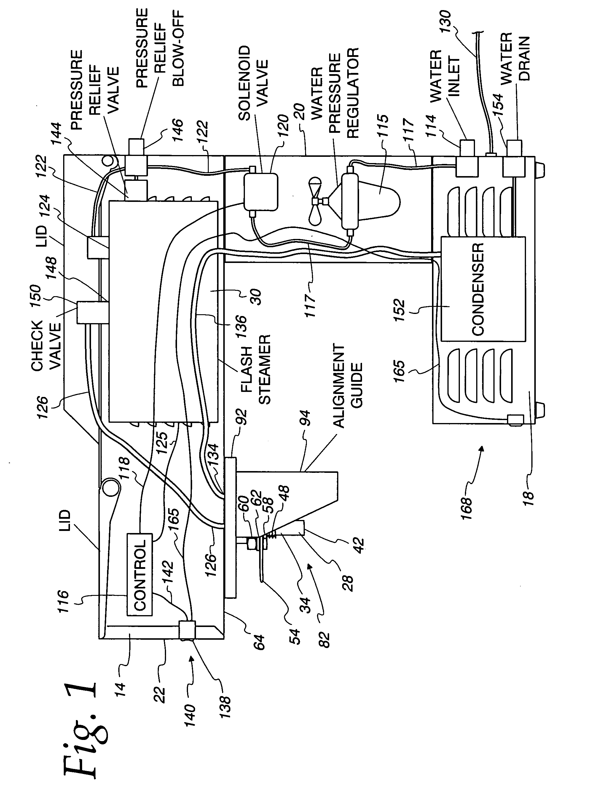 Steam injection cooking device and method