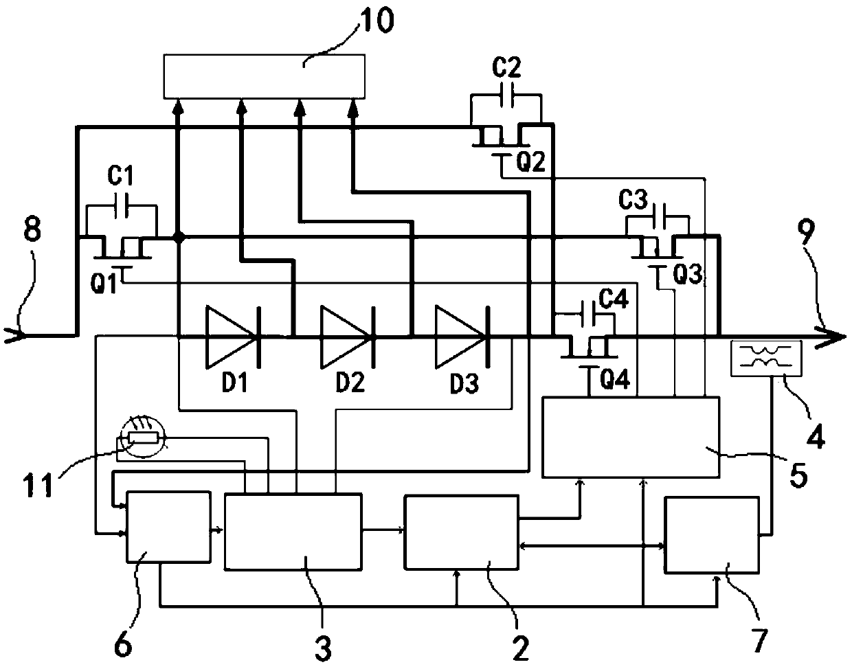 An intelligent junction box for eliminating pid decay and its working method