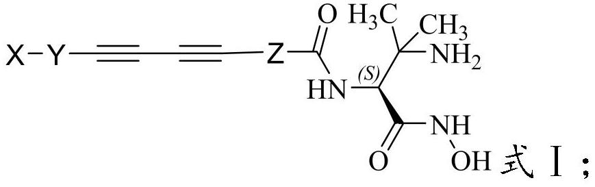 A kind of hydroxamic acid derivative and its preparation method and application