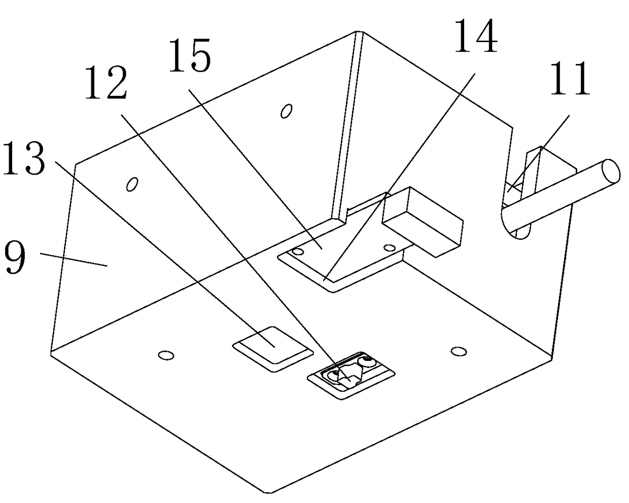 Optical fingerprint identification module detection device and detection method